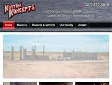 Tablet Screenshot of kustommfg.com